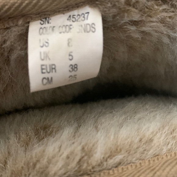 SKECHERS VTG 90’s Y2K Suede Leather Sherpa Lined Chunky Platform Boots - Picture 8 of 11